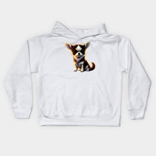 Chihuahua in suit Kids Hoodie